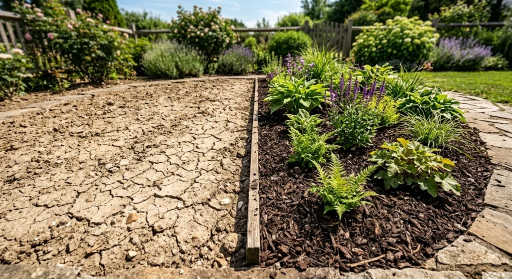 How Mulch Helps Plants Retain Water