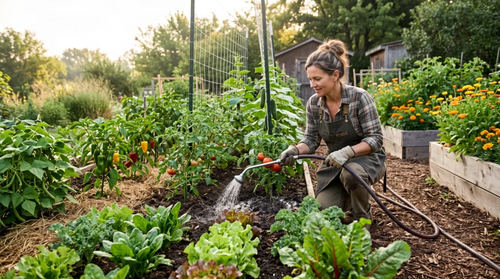 Watering Your Vegetable Garden